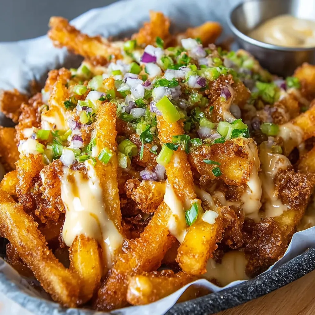 A plate of Louisiana Voodoo Fries.