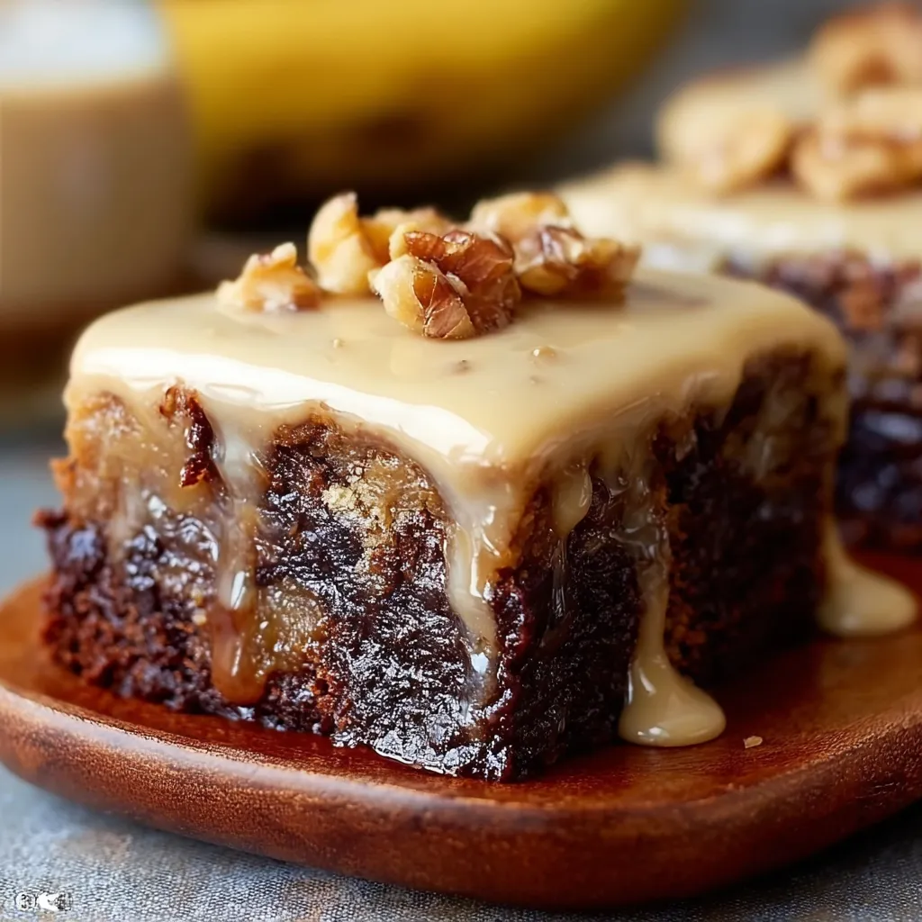 A slice of banana bread with nuts on top.
