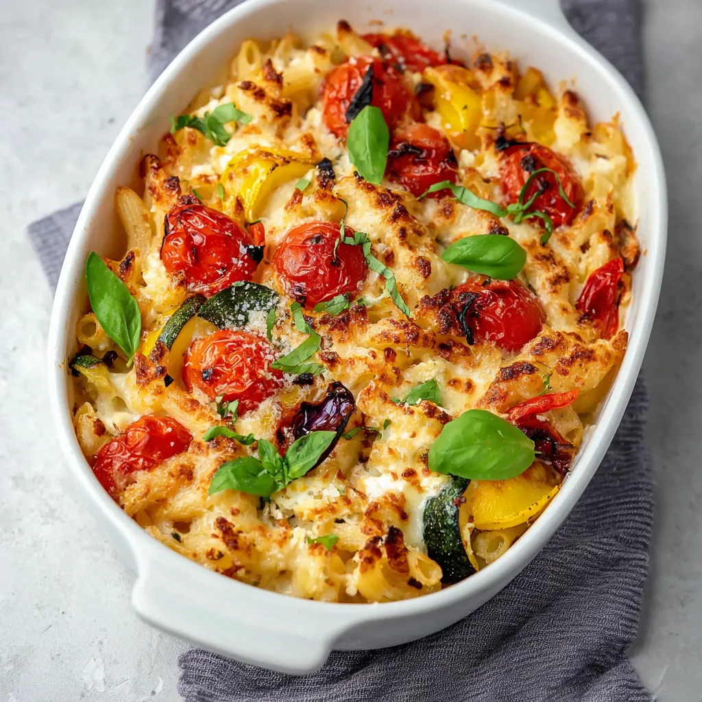 A bowl of pasta with tomatoes, spinach, and feta cheese.