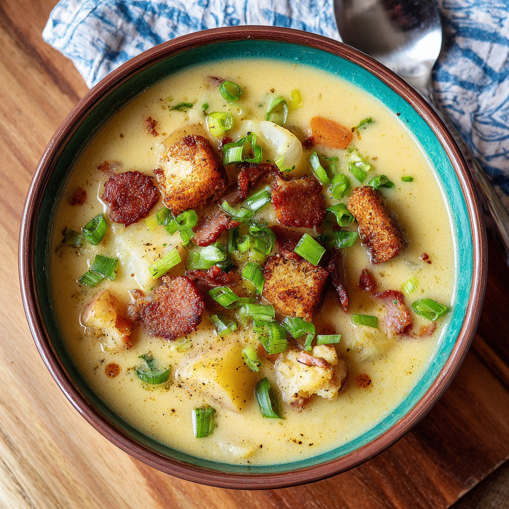 A bowl of soup with vegetables and meat.