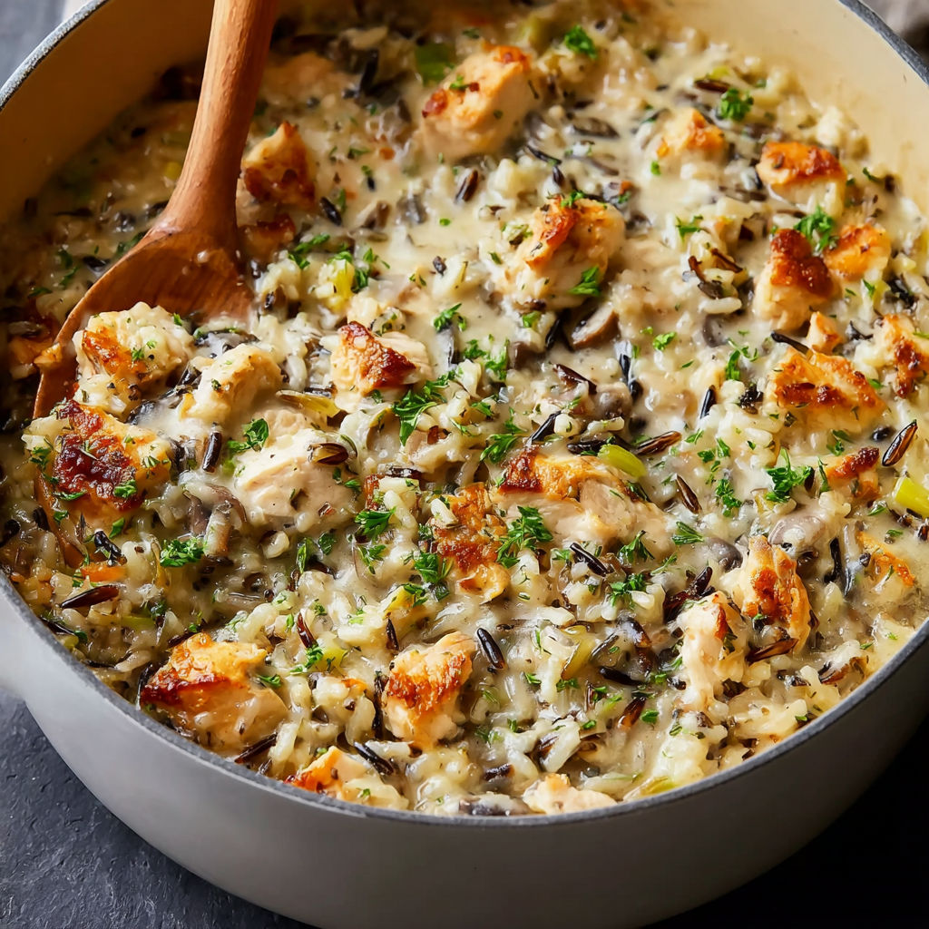 A bowl of food with a wooden spoon in it.