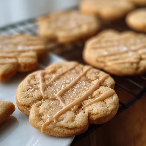 Maple brown sugar cookies on a cooling rack.